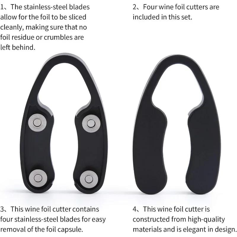 Foil Remover Sharp Cutter Wine Opener Foil Wine Bottle Cut Foil Cutter Design Wine Foil Cutter Kitchen Bar Accessories Gadget