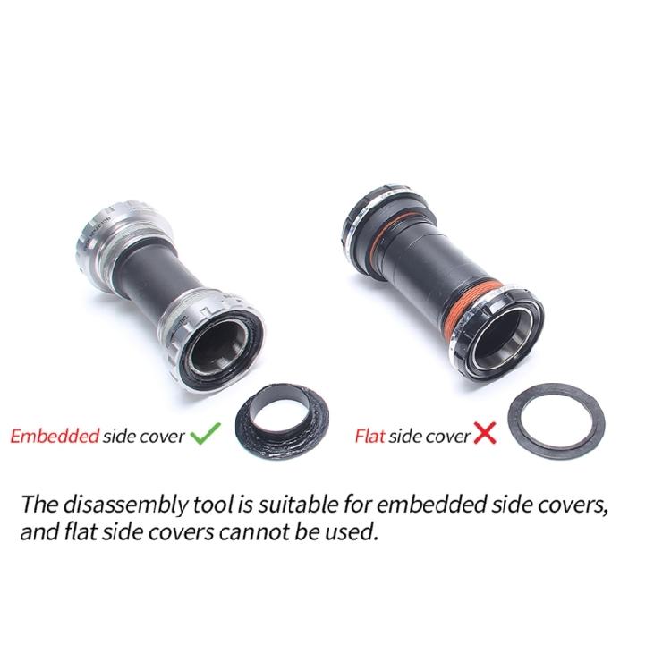 Professional Bottom Bracket Maintenance Tool Bicycles Bottom Bracket Side Cover Disassembly & Assembly Tool Enduring