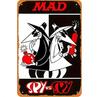 Vintage Style MAD Magazine Metal Sign V Wall Decor Retro Comic X Aluminum