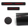 Cobear Universal Car Carbon Fiber Door, Scuff Plate, Scuff Protection Sheet, Side Step Cover