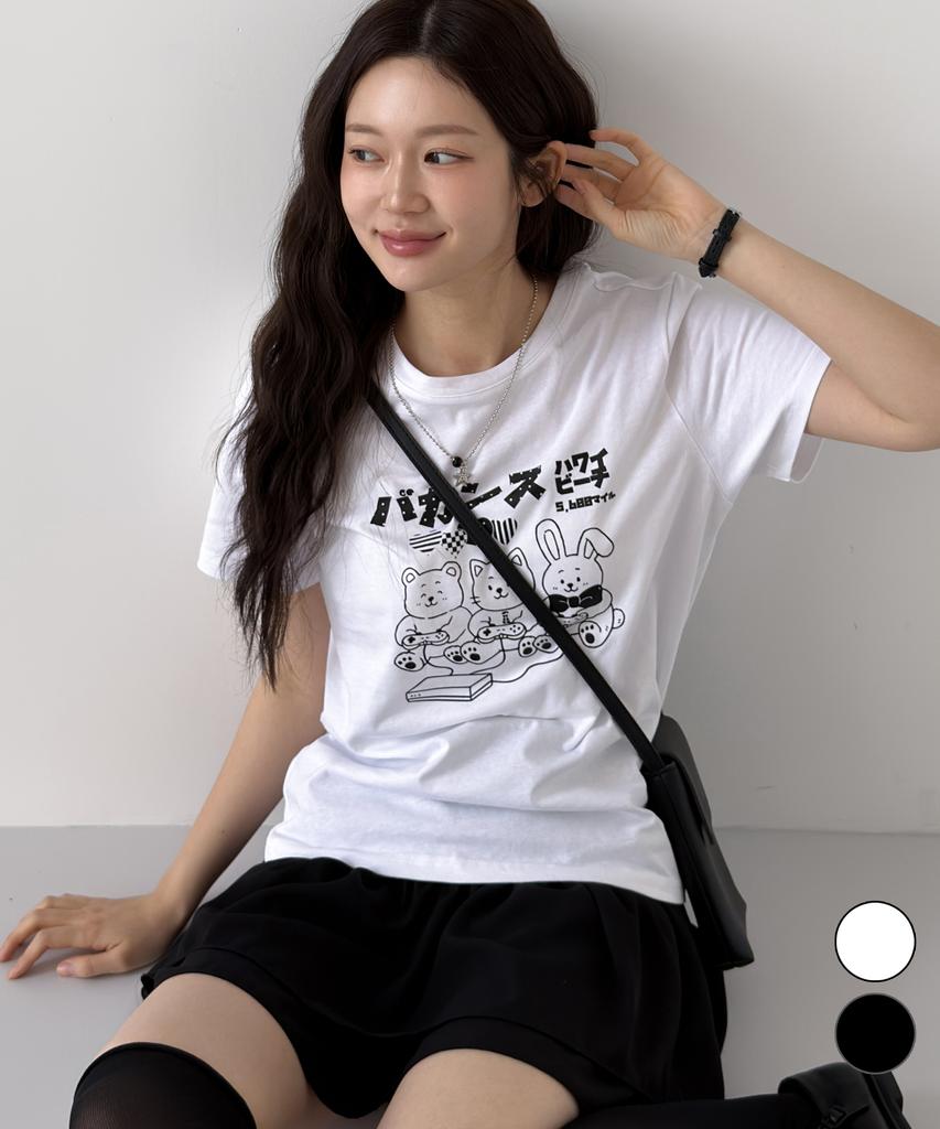 NTBC Gaming Friends Graphic Short Sleeve T-Shirt_2 Colors