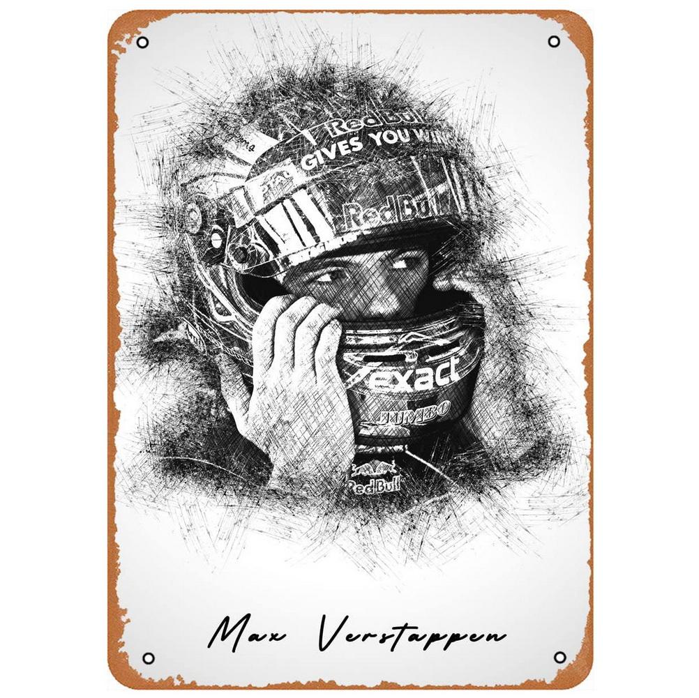Decor Racing Vintage Metal Signs Tin Sign Monaco Grand Prix Racing Funny Poster Decor for Bar Pub Club Man Cave Wall Decoration