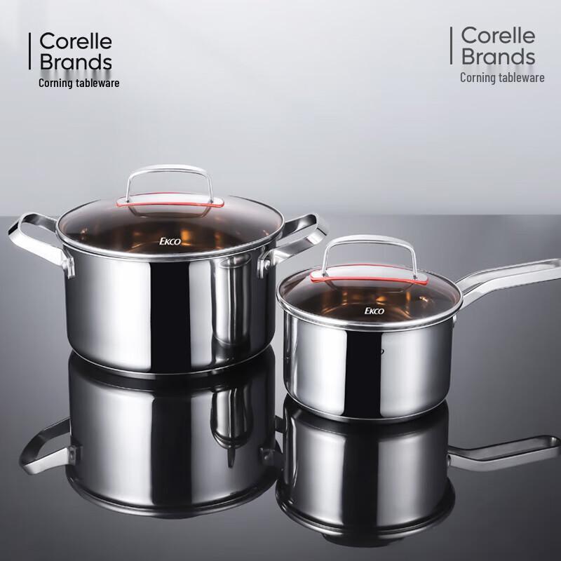 Corning VISIONS EKCO Stainless Steel Cookware Set