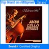 Astonvilla AV30 Cello Strings Premium Steel Core Nickel Silver Wound Cello Strings Stringed Instrument Parts & Accessories