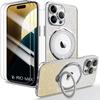 Protective Case - Booling - Iphone 16 Pro Max - Silicone - Magnetic Support - 2 Tempered Glasses