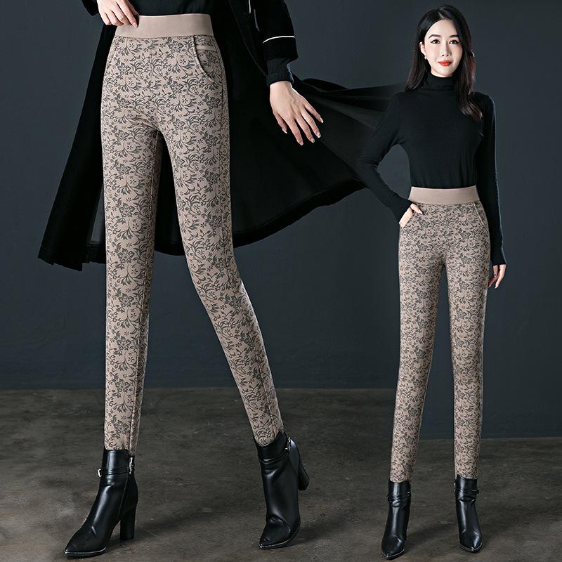 

Women s 2025 Slim Fit High-Waisted Cotton Cropped Pants - Versatile Fashion Base Layer for Outerwear XL