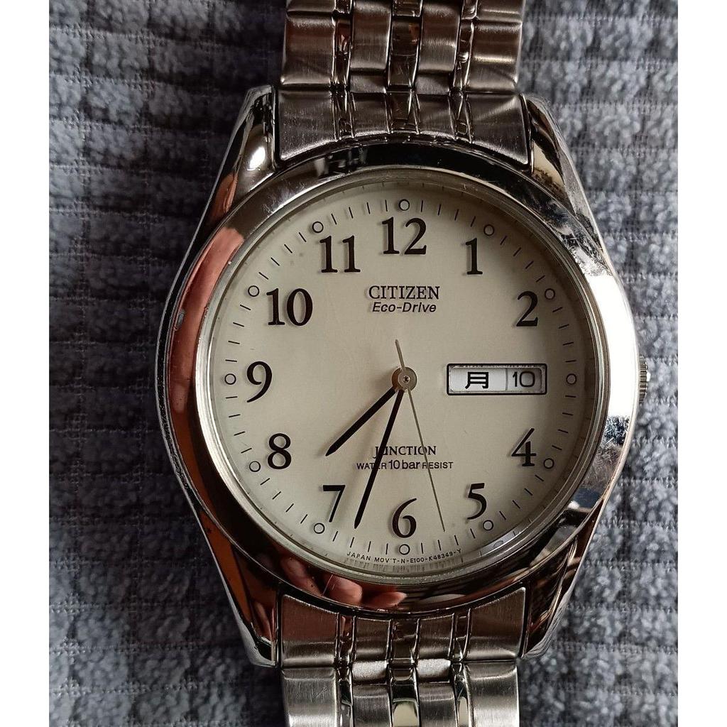Used CITIZEN Eco-Drive JUNCTION Men's Watch Silver