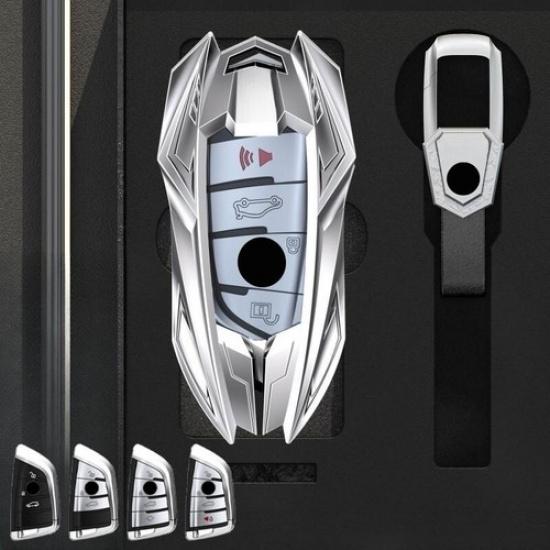Zinc Alloy TPU Car Key Case Cover For BMW 1 2 3 4 5 6 7 8 X1 X2 X3 X4 X5 X6 X7