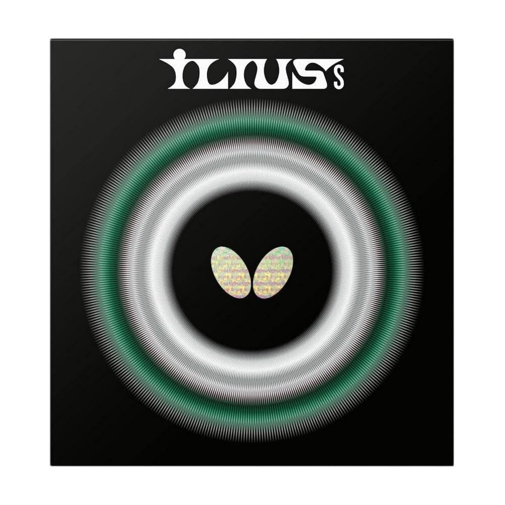 Butterfly Ilius S Table Tennis Rubber Anti-Spin Pips Black 278 GU 00450