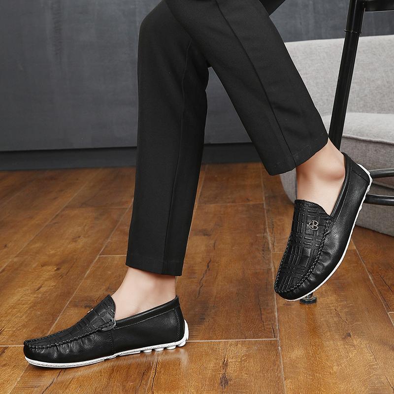 Mens Casual Shoes Luxury Mens Loafers High Quality Soft Soled Boat Shoes Comfortable Driving Shoes Zapatos Para Hombre