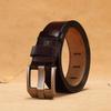Pásky z pravé hovězí kůže 100-170 cm pro muže Vysoká kvalita Plus dlouhá pánská spona na pásek Popruh