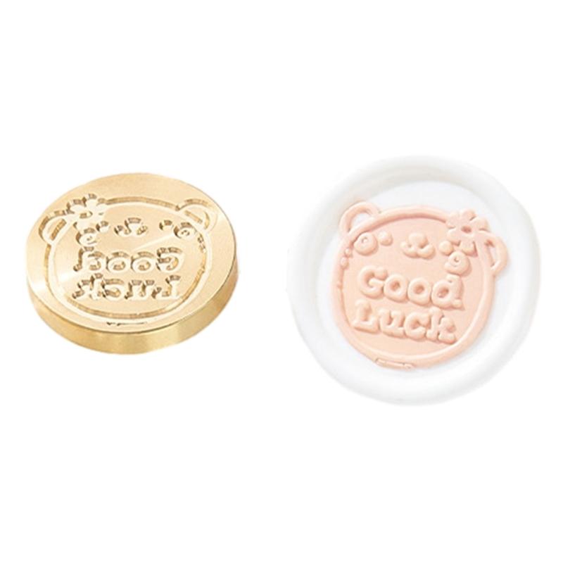Floral Pattern Wax Seal Stamp Head for Valentine Card Wedding Invitation Envelope, Exquisite Pattern Wax Seal Stamp Head
