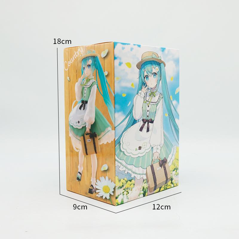 Figure Original Taito Fashion Hatsune Miku Country Anime Figure Toys Action Figurine Pvc Model Collection Doll Birthday Gifts
