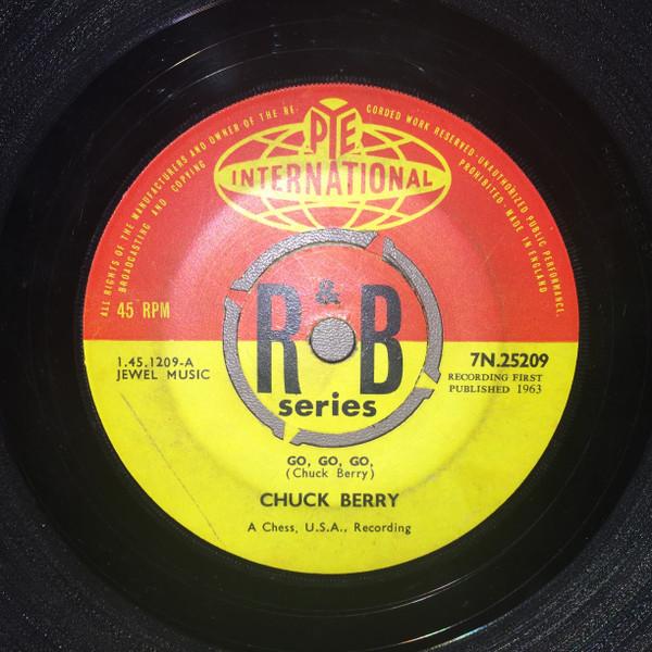 

7inch Record CHUCK BERRY - Go, Go, Go 7N25209 Pye Internation 1963 UK Rock Used