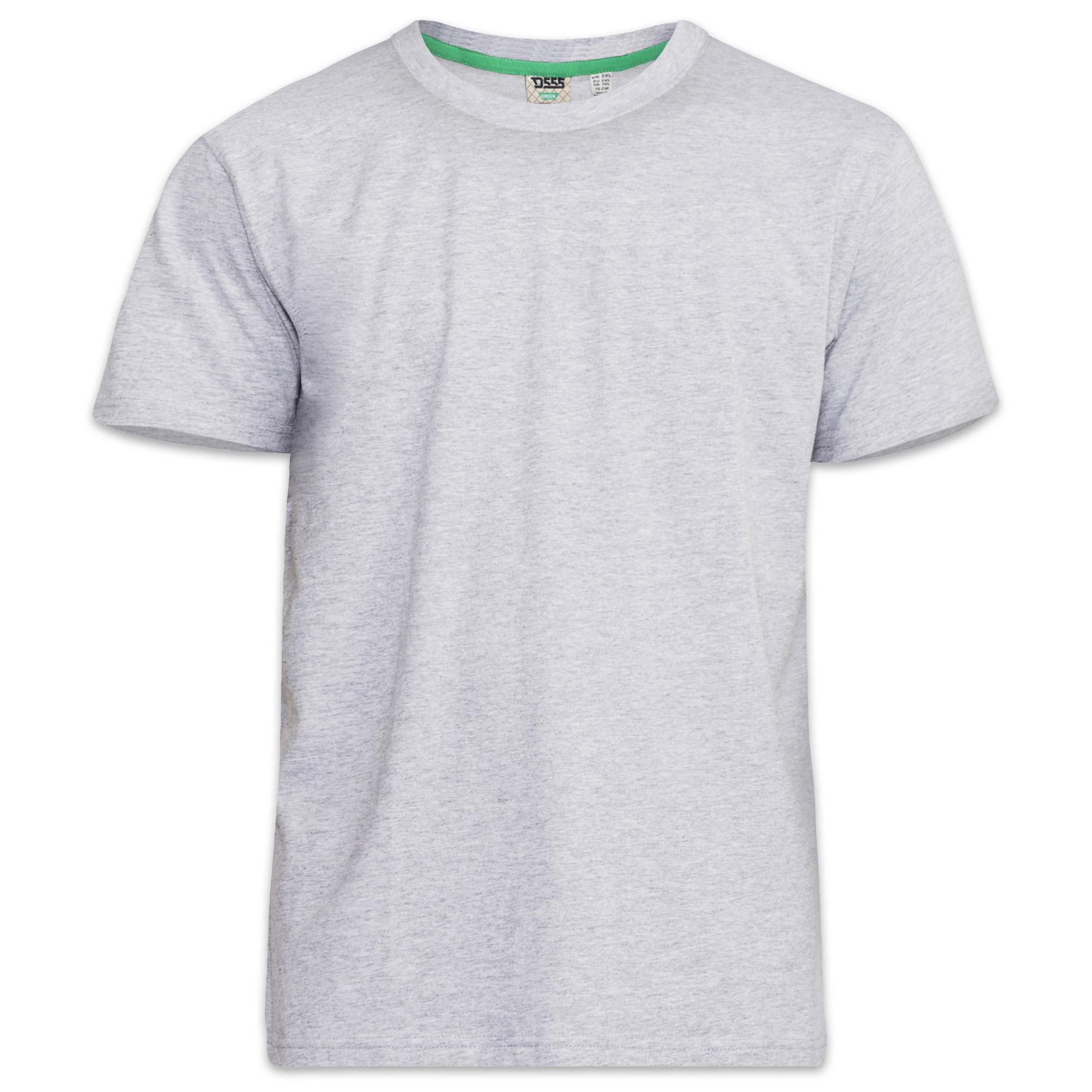 Duke Heren D555 Flyers Ronde Hals Kingsize T-shirt 2XL grijs