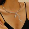 European and American Snake-shaped Design Open Neck Chain Women's Snake Shape Personalized Trend Wind Necklace