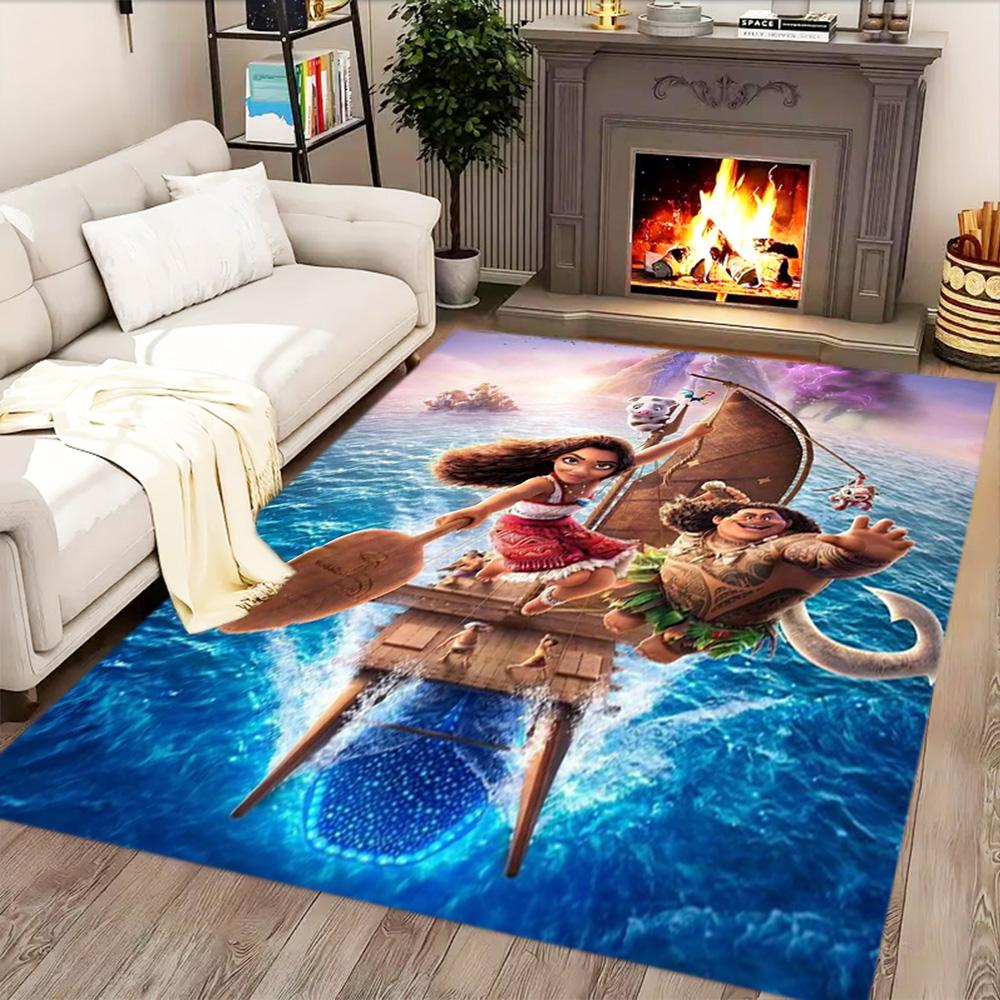 Moana's Adventure On The Waves rug for Living Room rug, Bedroom, Study Room, Hallway Decoration, Perfect for Home Decoration or Holiday Gifts