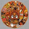 Retro Halloween Waterproof Stickers: 50 Sheets for Cups & Phone Cases