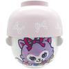 "SWIMMER" Cammy Mini Soup and Rice Bowl Set, Approx. 10 X 6cm Diameter, Pink, Made In Japan, Perfect As a Birthday Gift