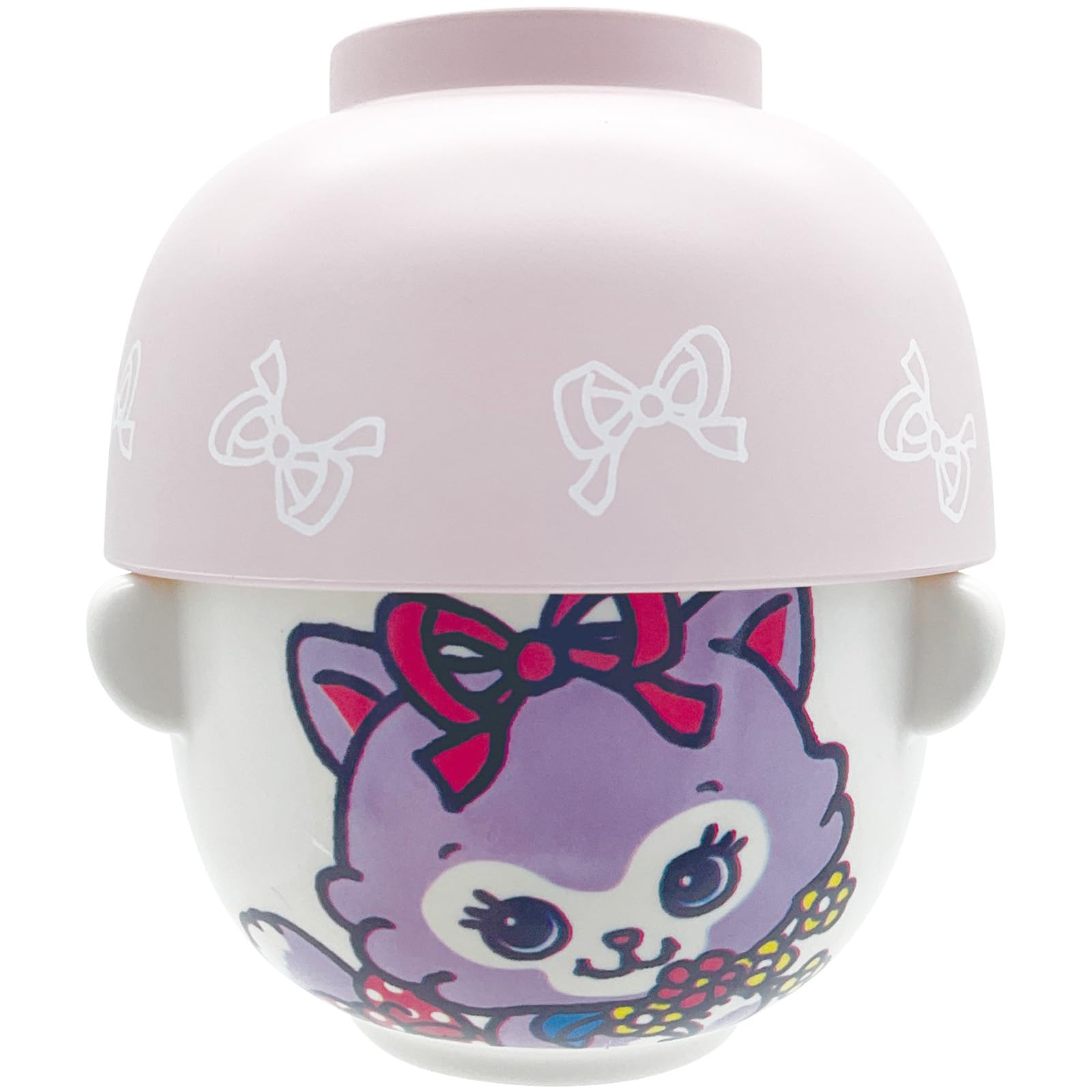 

Sun Art SWIMMER Cammy Mini Soup and Rice Bowl Set, Approx. 10 x 6cm Diameter, Pink, Made in Japan, Perfect as a Birthday Gift