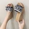 Fashion Female Casual Slingbacks Sandals Glitter PU Wedge Platform Comfortable Sandals for Women Summer Sandalias De Mujer 34-40