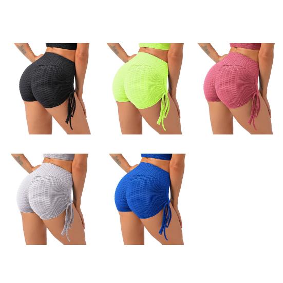 High Waist Yoga Shorts Women Push Up Sport Shorts Slim Workout