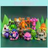 Levende Mysingingmonsters PVC Tegneserie Monster Samlelekesett For Entusiaster Og Fans