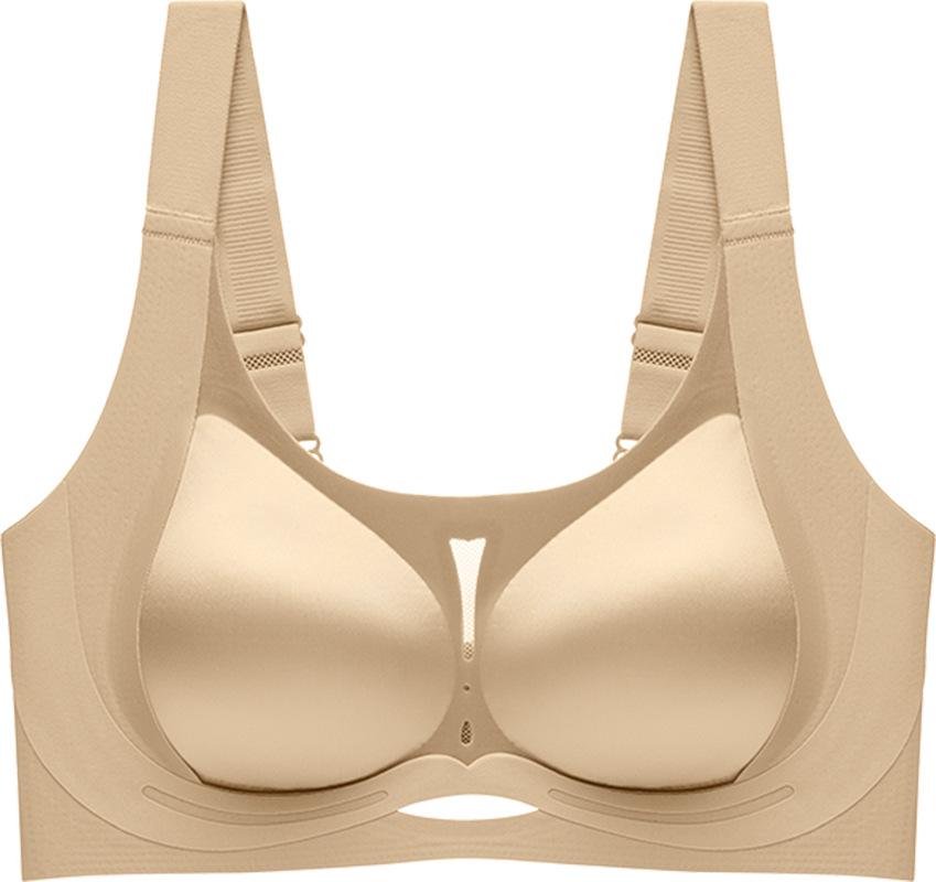 Soft Support Seamless Bra For Large Breast Side Support Push Up