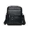 New Messenger Bag Men's Shoulder Bag Retro Vertical Portable Business Men's Bag Casual Men's Leather Bag Satchel