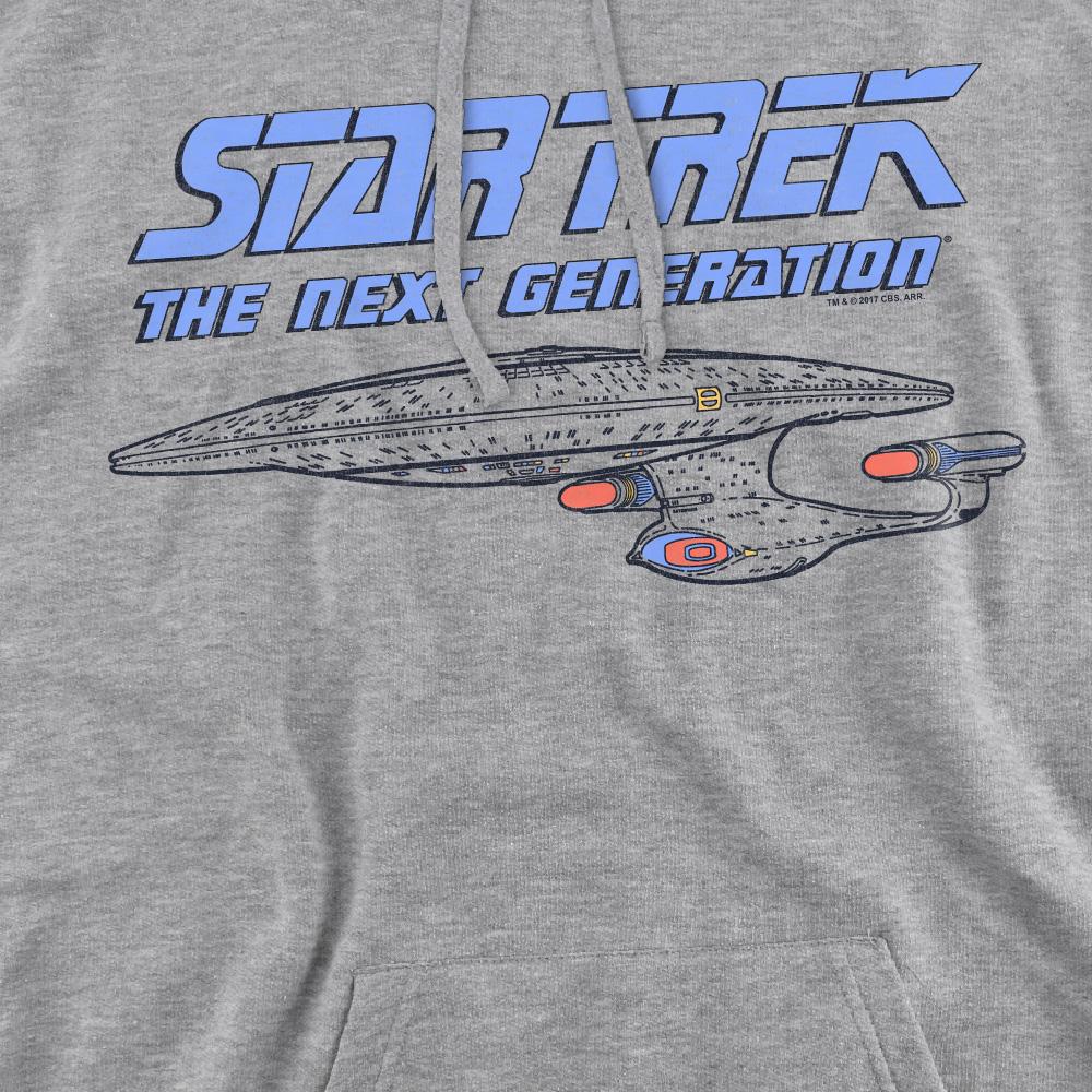 STAR TREK Men's The Next Generation Distressed Hoodie