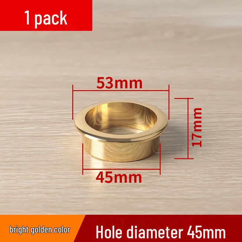 Round Plastic Desk Grommet Cover for Cable Management