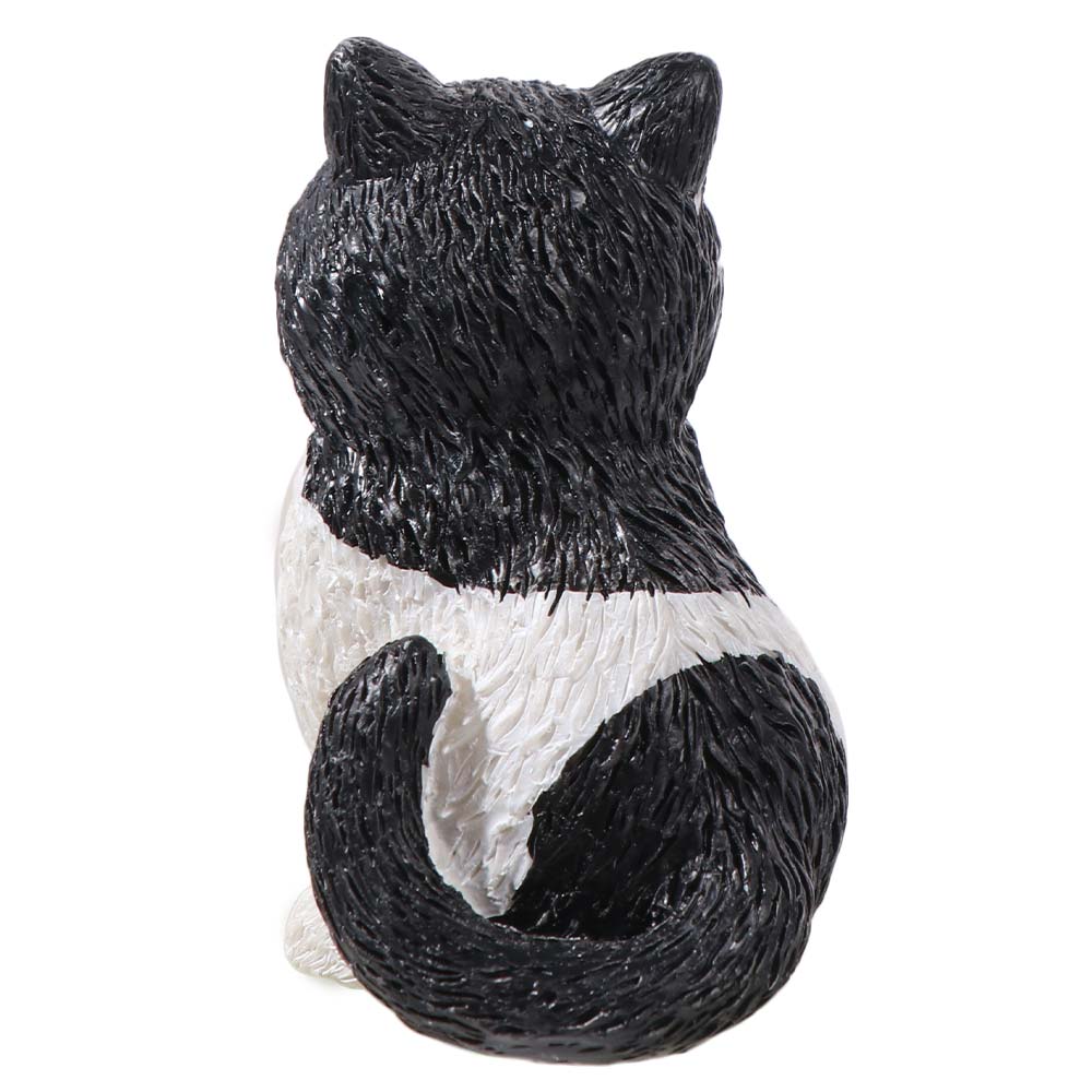 Cute Mini Cat Pet Model Sitting Cat Decoration Creative Cat Ornament  Car Interior Decoration