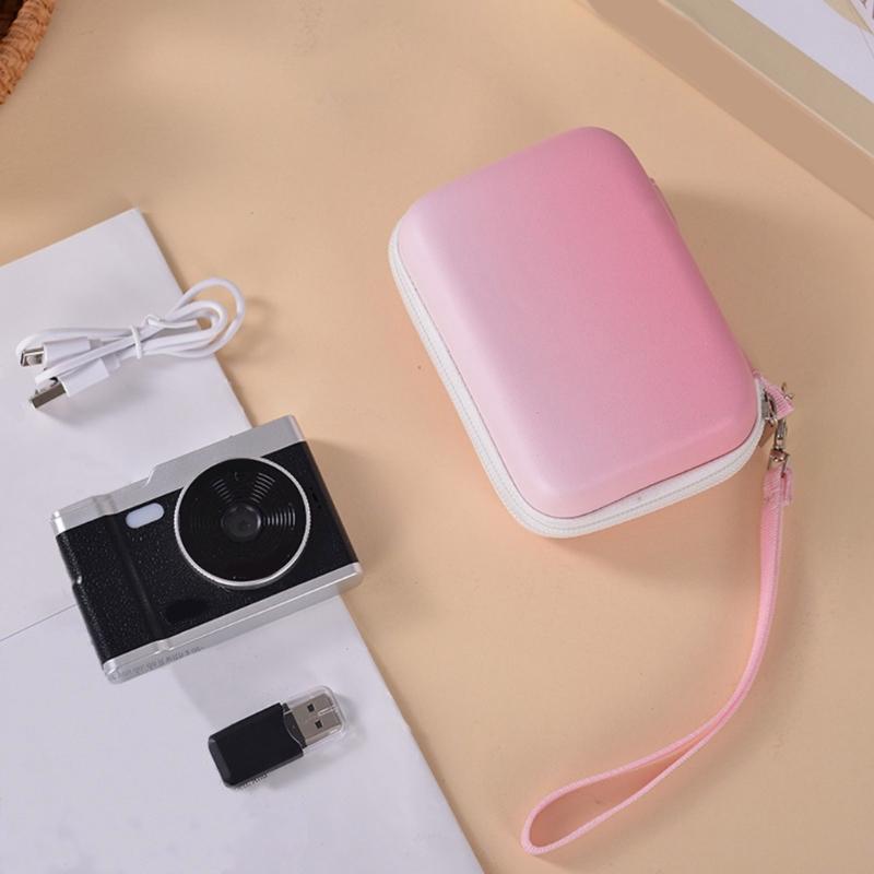 Waterproof and Shockproof EVA Hard Protective Case for Digital Cameras with Handle Internal Pocket for Secure Storage
