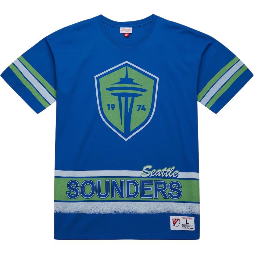 Mitchell & Ness x MLS T Shirt Men's Blue TCRW7903-SSOYYPPPLTBL