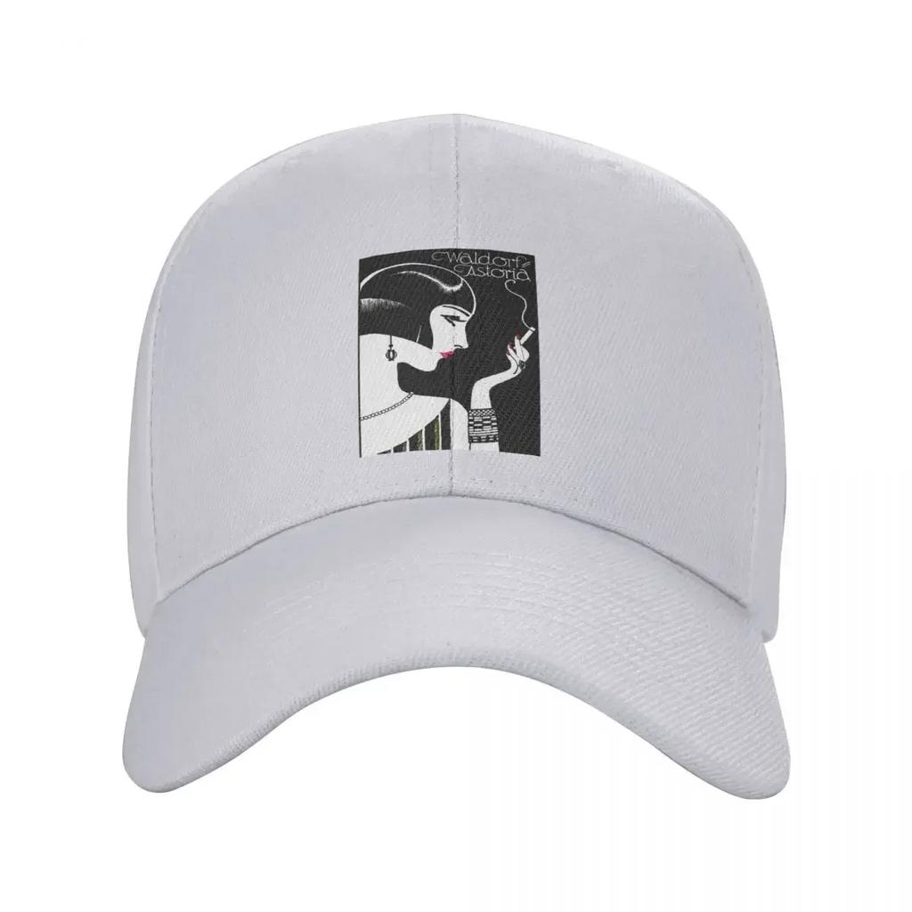 WALDORF ASTORIA Vintage Hotel Werbedruck Baseballkappe Sonnenschirm Truckerhut Sonnenhut Hüte Damen Herren