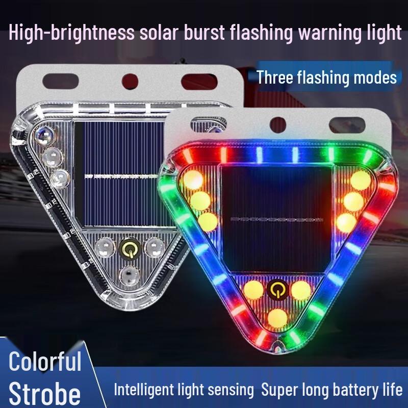 Zhicheng Solar Triangular Anti-Collision Warning Light