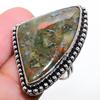 Unakite Gemstone Handmade 925 Sterling Silver Jewelry Ring Size 7