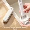 Multifunctional Cup Brush 4-in-1 Cup Lid Brush New Bottle Brush  for Bottle Gaps