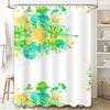 Vibrant Splash Shower Curtain Waterproof Washable for Bathroom Decorations Assorted Colors Available