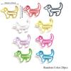 20pcs Metal Paper Clips Cat Dog Musical Notes Assorted Color Paperclips Bookmark Teacher Office Supplies