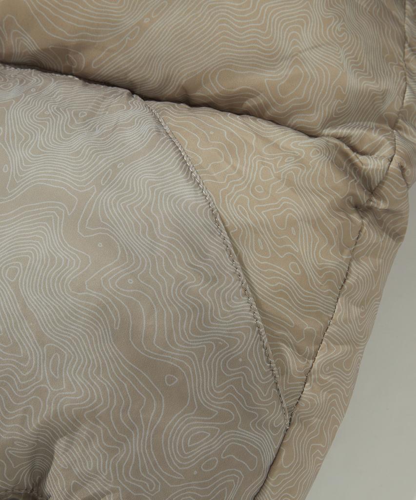 Suade Short Puffer Jacket [Beige]