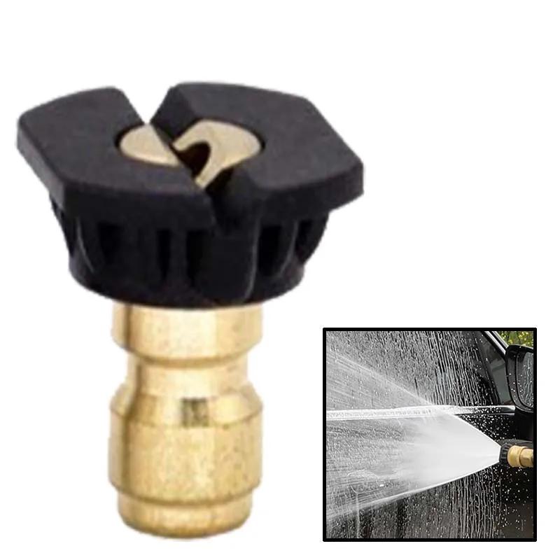 

1 шт. 1/4 Быстросъемная Садовая Мойка Высокого Давления Распылительная Насадка 0 15 25 40 65 Градусов Полив Мыльная Насадка Наконечник Садовая Чистка