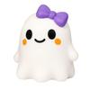 Ghost Squeeze Toys Halloween Bow Toy Stress Relief Cartoon Sensory Decompression Toy Soft Stretchy Party Favors for Adults Kids Anxiety