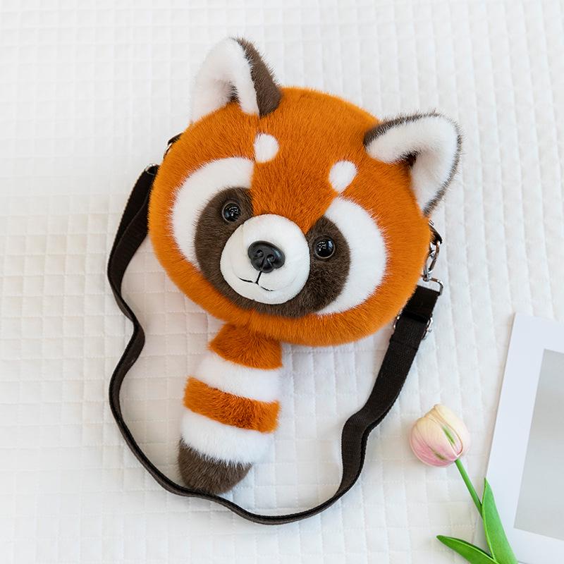Cute Dazed Animal Plush Crossbody Bag and Cell Phone Holder
