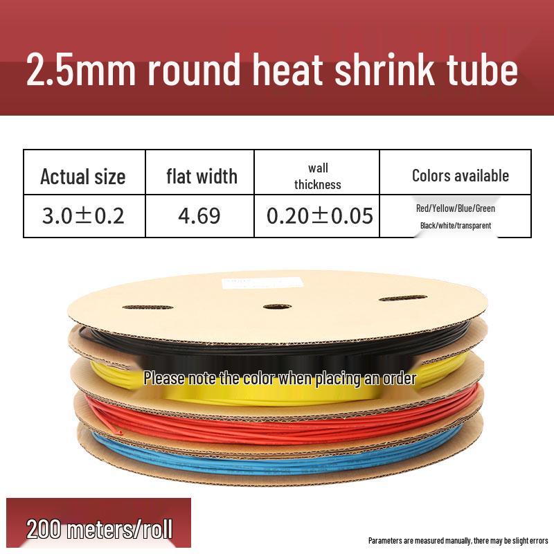 Tubo Termorretráctil Aislante Impermeable para Protección de Cables