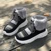 New Winter Cotton Shoes Piled and Thickened Warm Single Shoes Large Size Cotton Shoes Women's Shoes