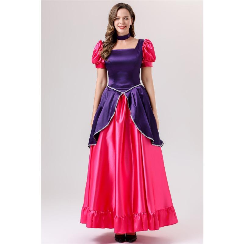 

Stepmother tea party, Cinderella eldest sister second sister stepsister role-playing stage performance adult princess dress XXL