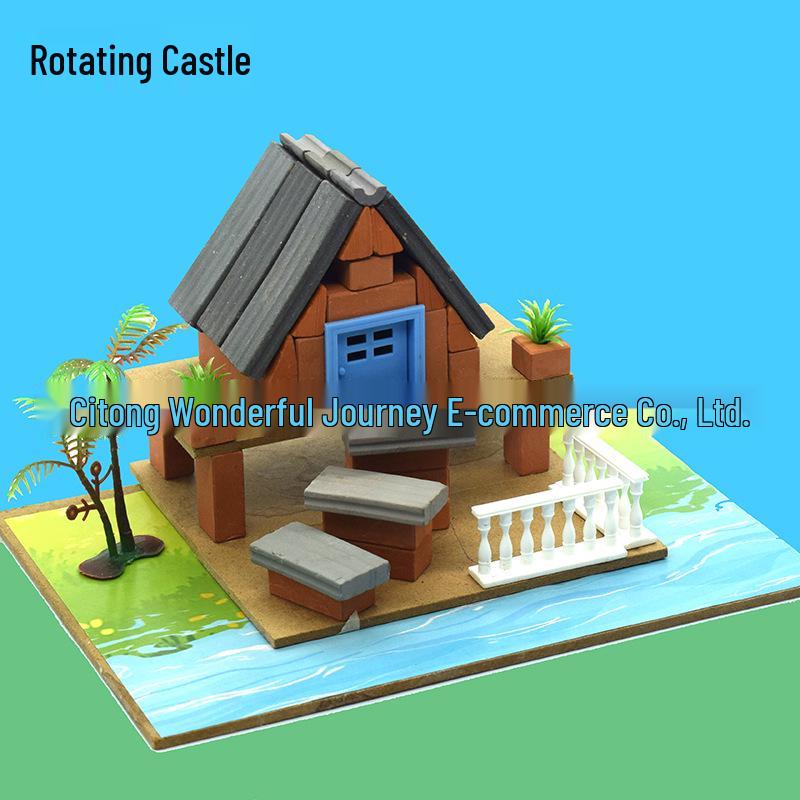 Little Bricklayer DIY Cement House Building Blocks - Educational Toy for Children