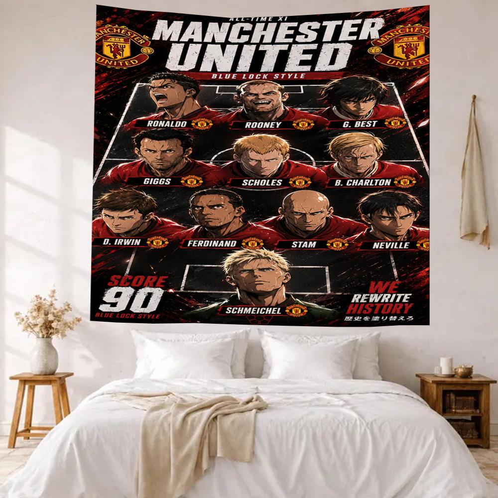 Manchester Wall Decor Tapestry Art For Pet Memorial Birthdaywedding Party Backdrop Family Gift