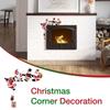 1/2 pcs Christmas Door Frame Decor Card Cartoon Wooden Pendant New Door Corner Decor